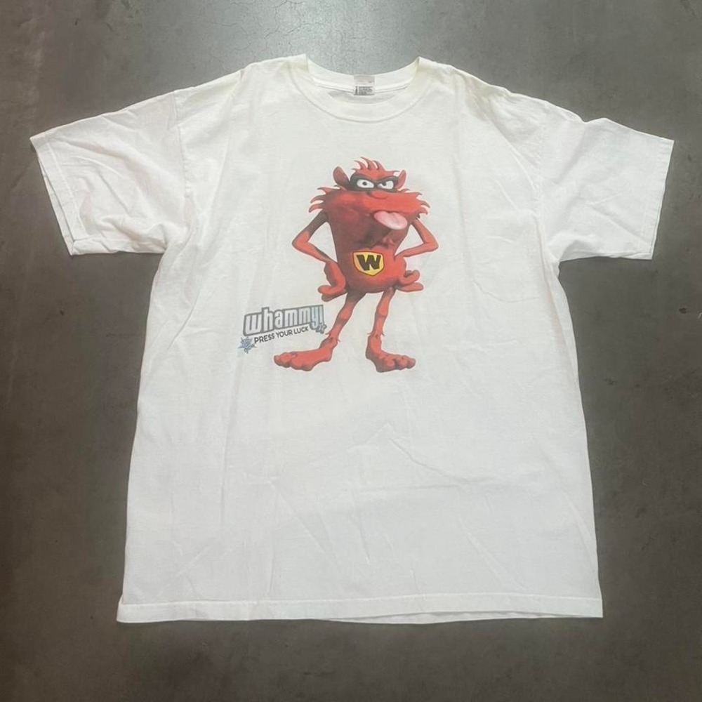 Vintage‎ whammy game show white t todd newton era